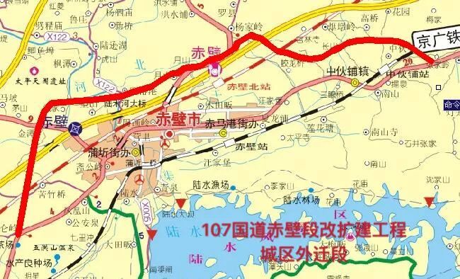 赤壁最新107國道規(guī)劃圖，重塑交通格局，助力區(qū)域經(jīng)濟發(fā)展